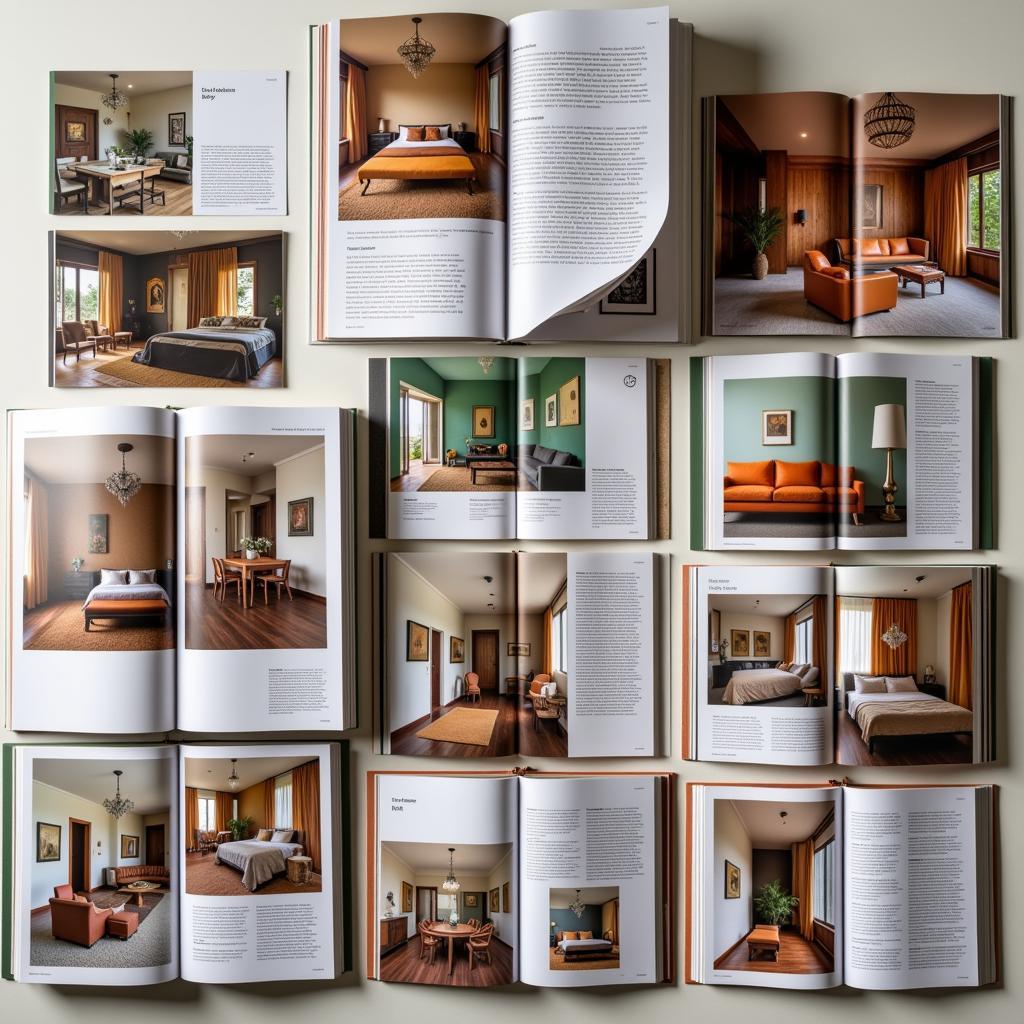 Examples of Interior Spreads from African Design Books