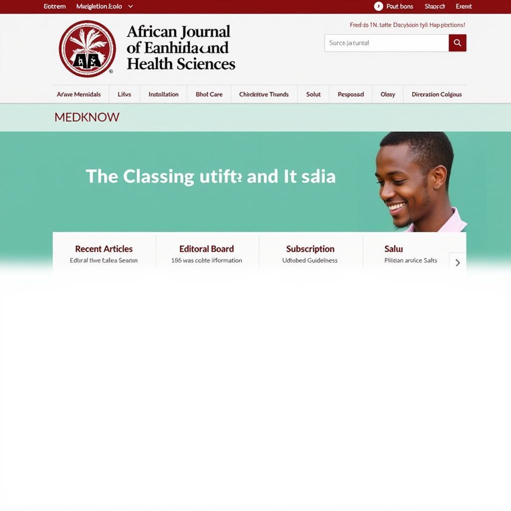 African Journal of Medical and Health Sciences Medknow Homepage