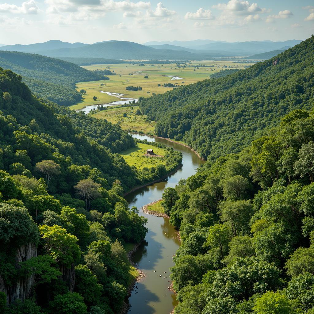 Diverse Ecosystems of the African Jungle