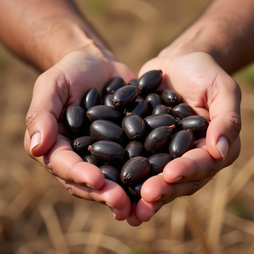 African Kettle Gourd Seeds for Games