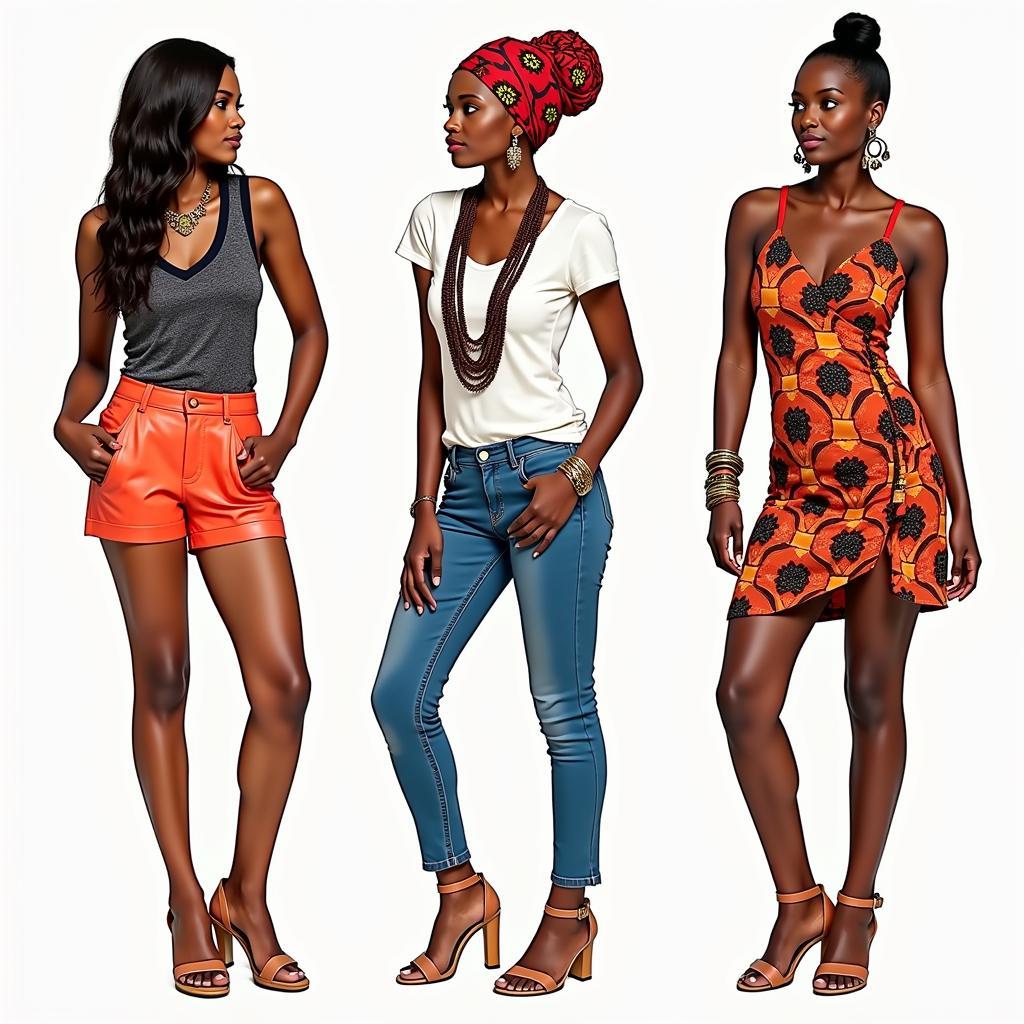 Accessorizing African Ladies Top Styles