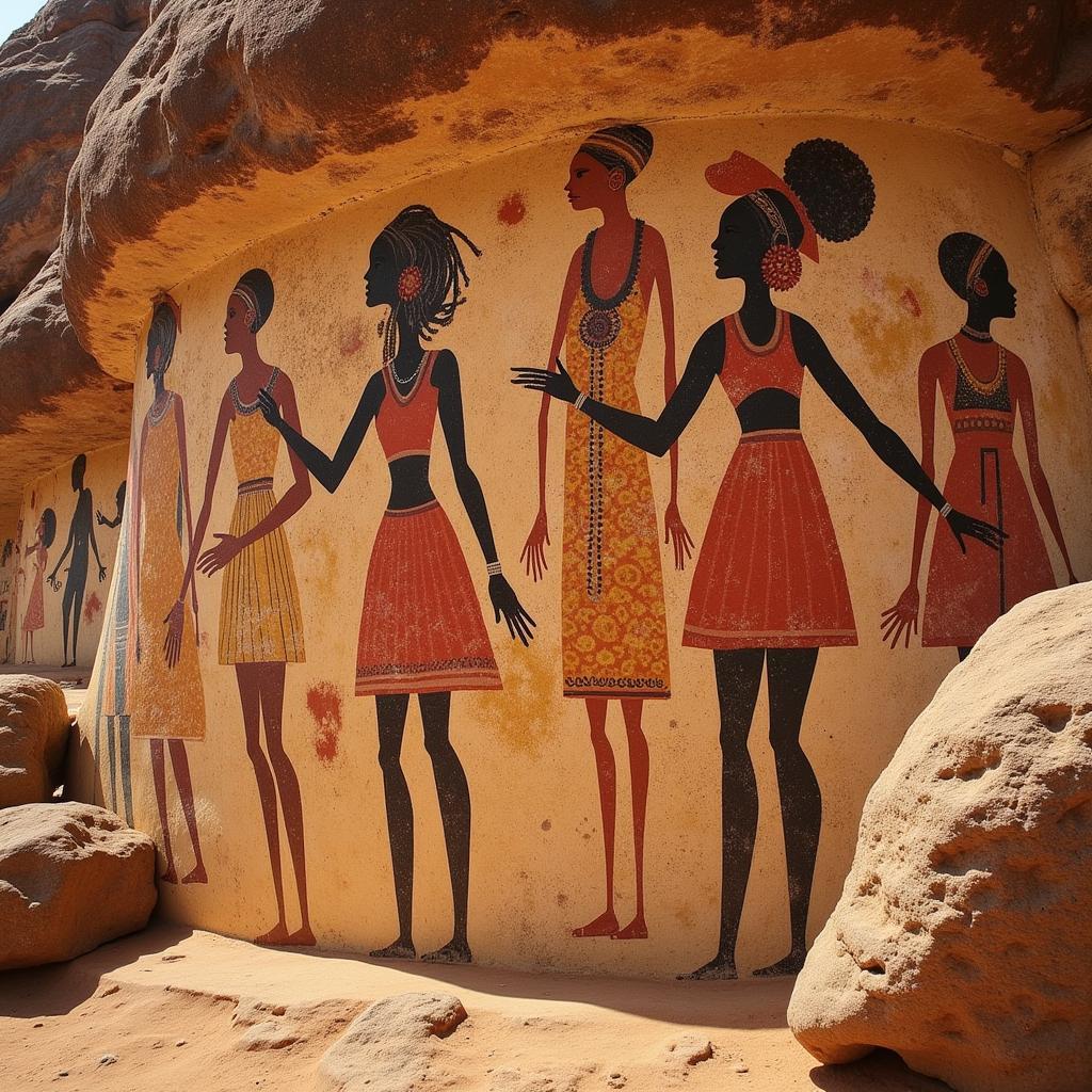 Ancient African Rock Art Depictions of Women