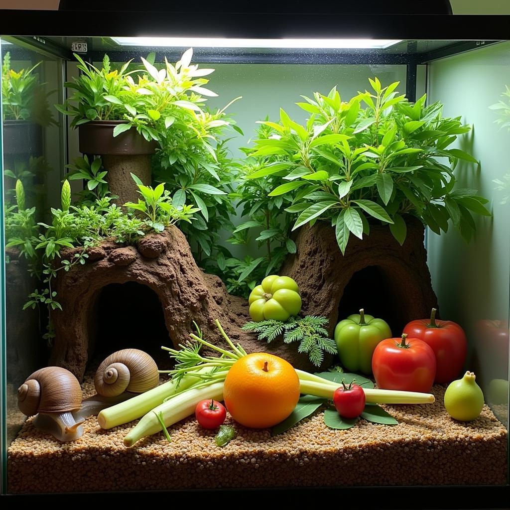 Ideal Habitat for an African Land Snail