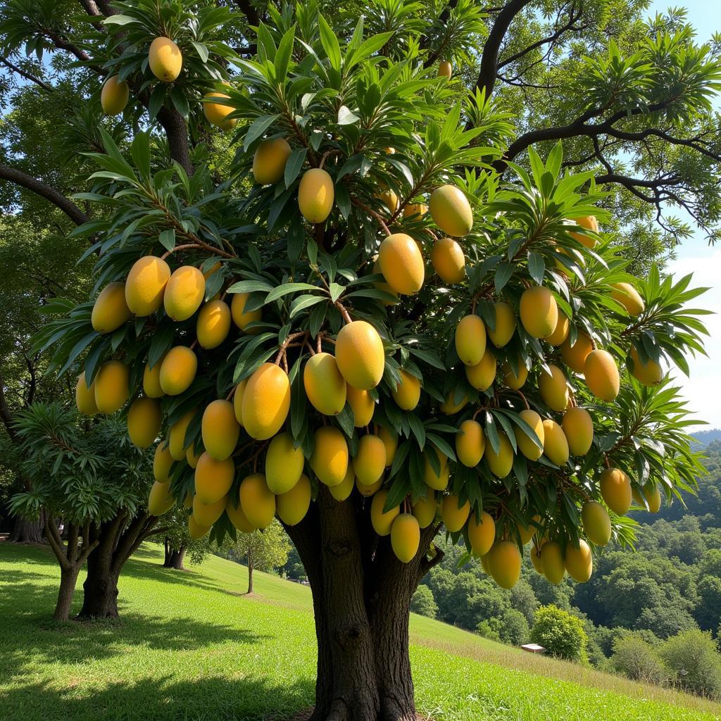 African Mango Tree in Gabon