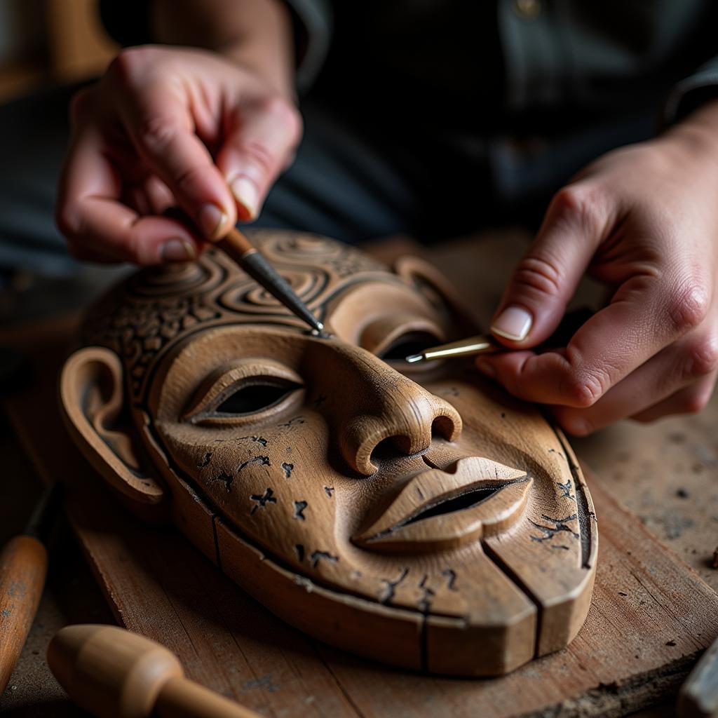 African Mask Carving Tradition