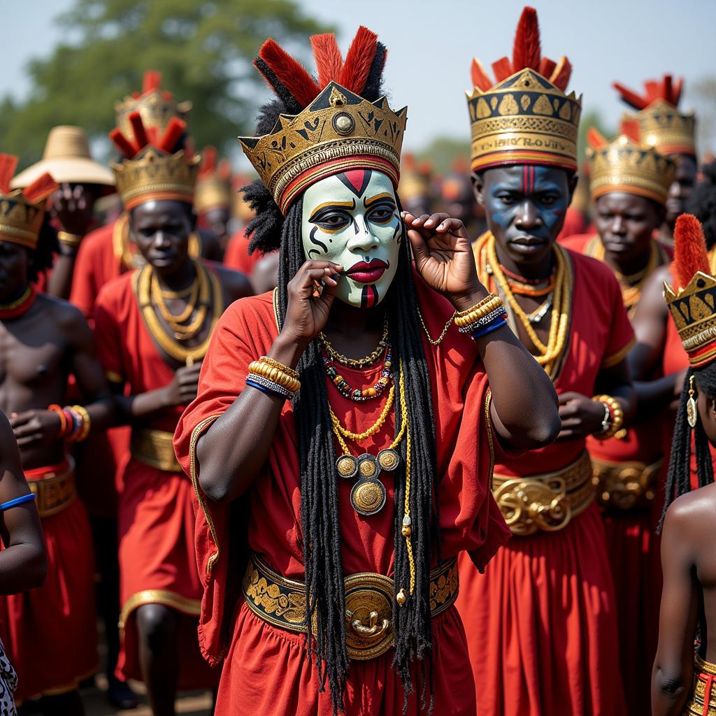 African Mask Ceremony