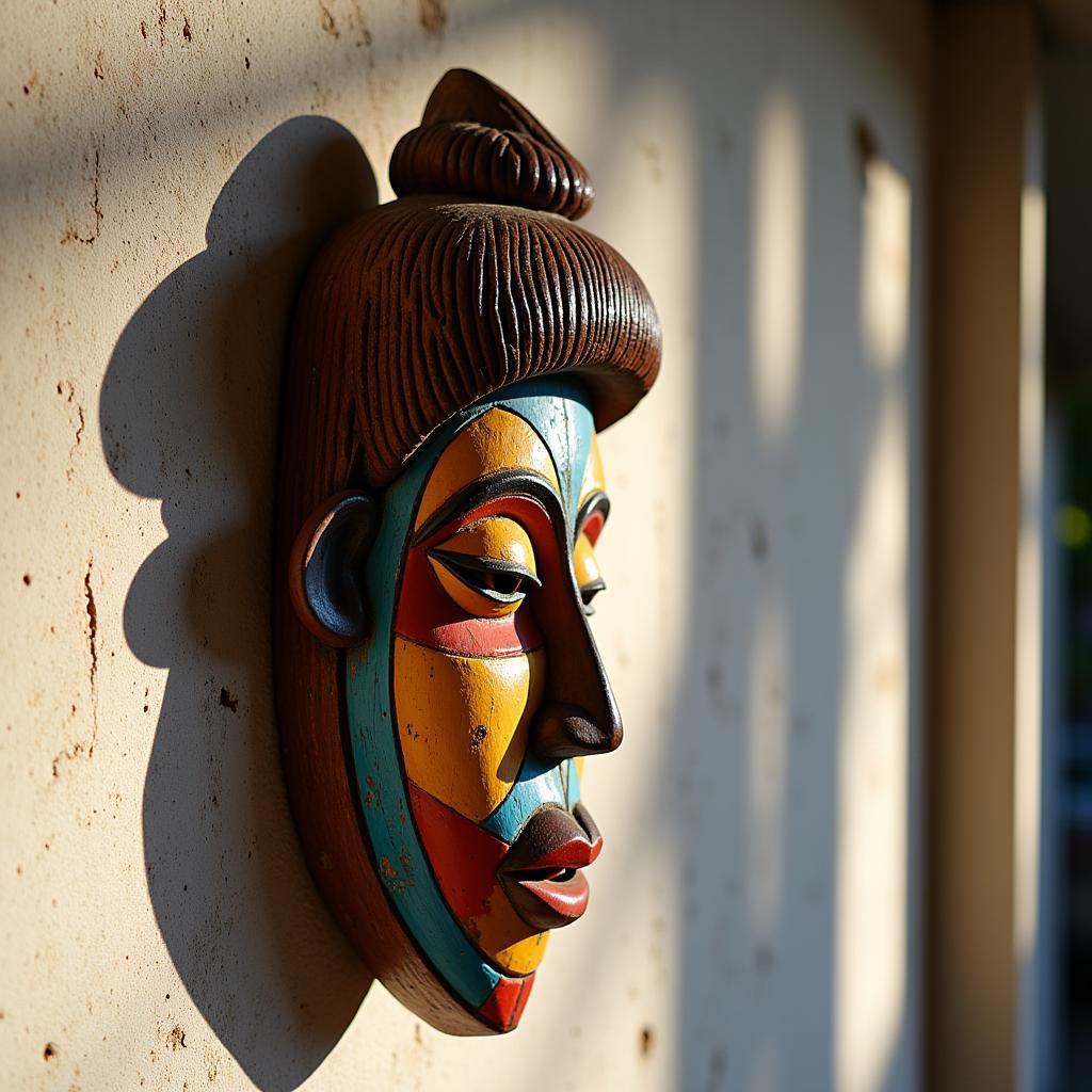 African Mask Wall Decor