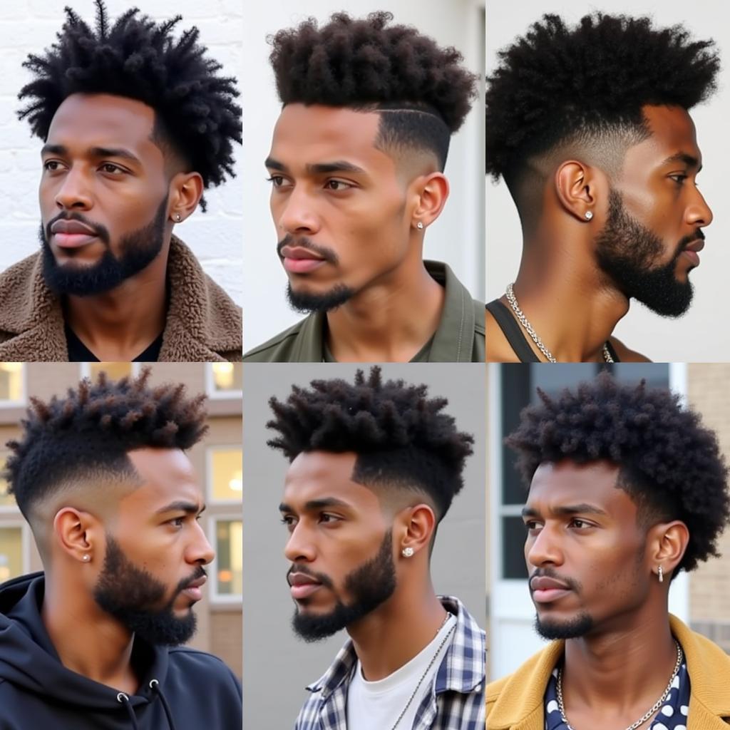 African Men Hairstyles: Fades and Afros Take Center Stage