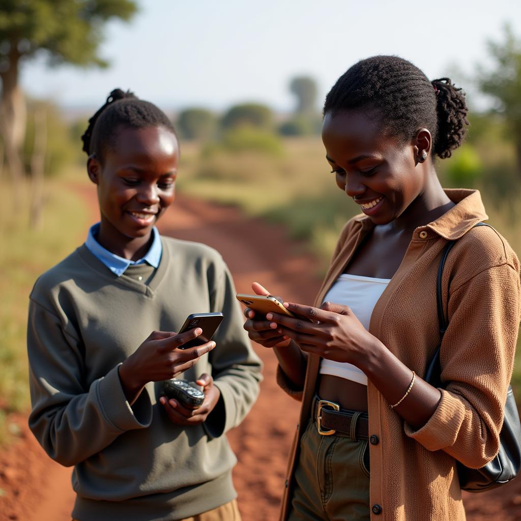 Accessing hotlines through mobile technology in Africa