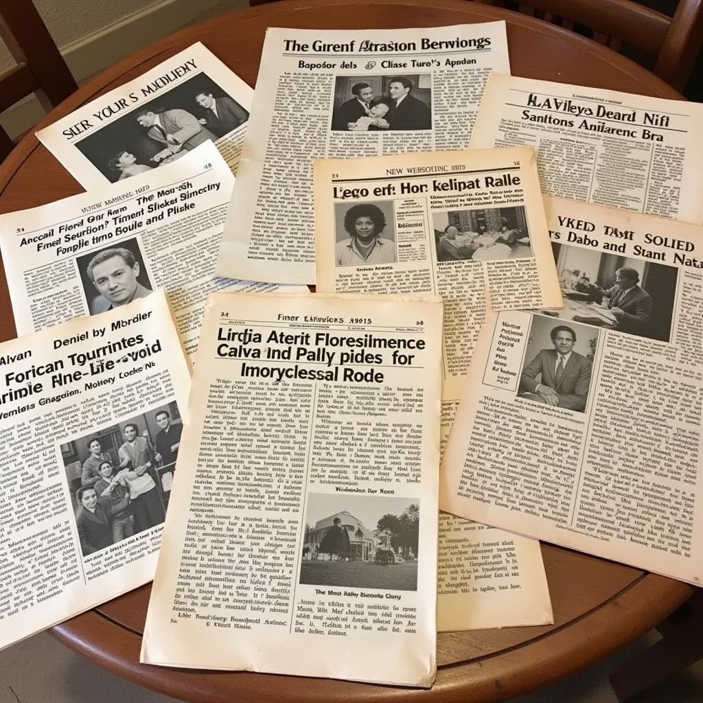 Collection of African Newspaper Clippings