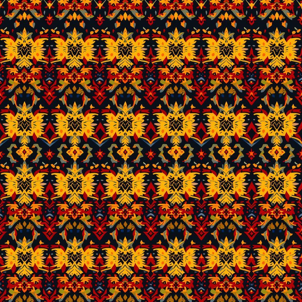 African Pattern Vector Background: Incorporating Traditional Motifs in Modern Design