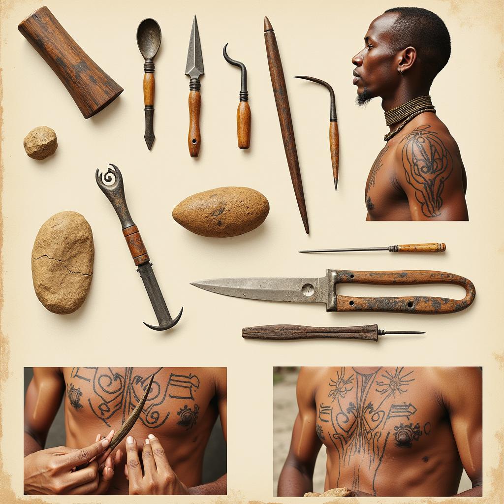 Tools and Techniques Used in Traditional African Scarification