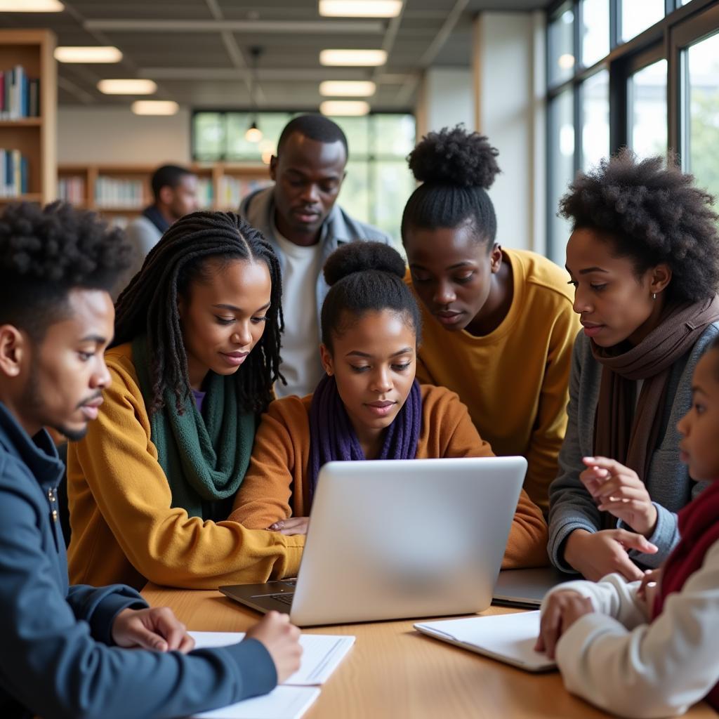 African Students Studying Abroad