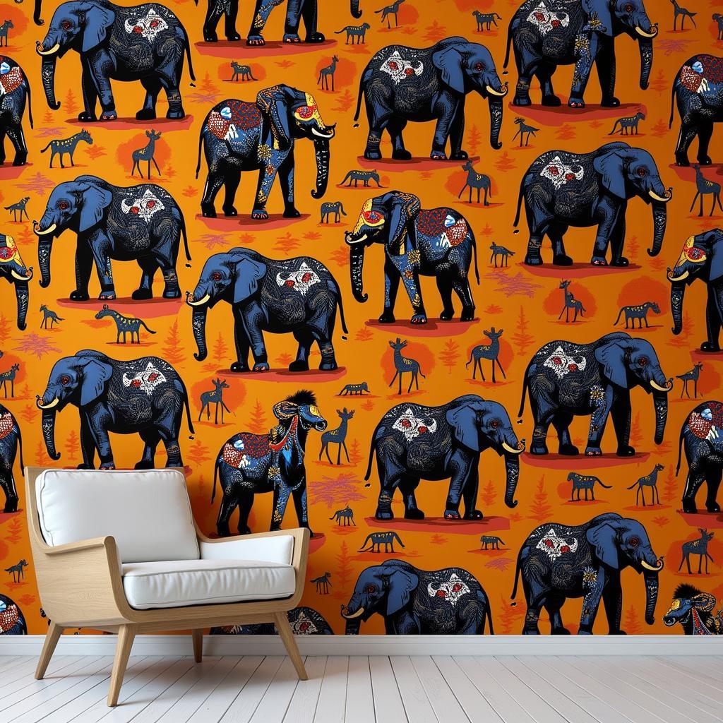 African Textile Pattern HD Wallpaper