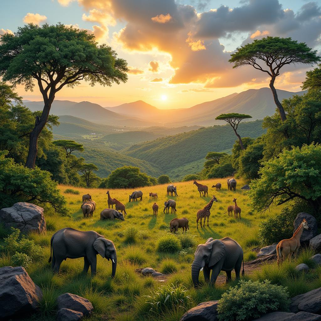 African Wildlife and Nature: A Breathtaking Landscape