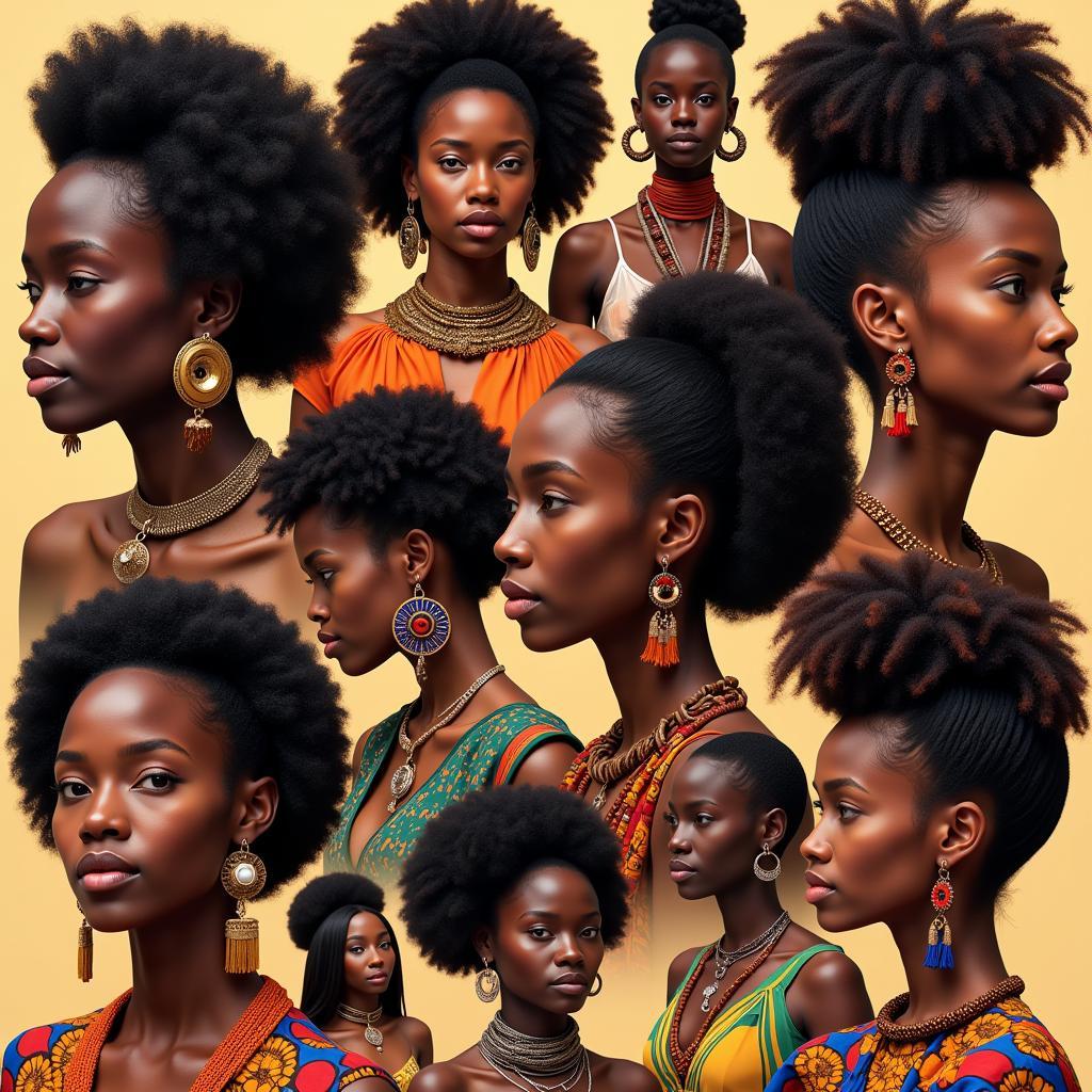 African Women Representing Cultural Diversity