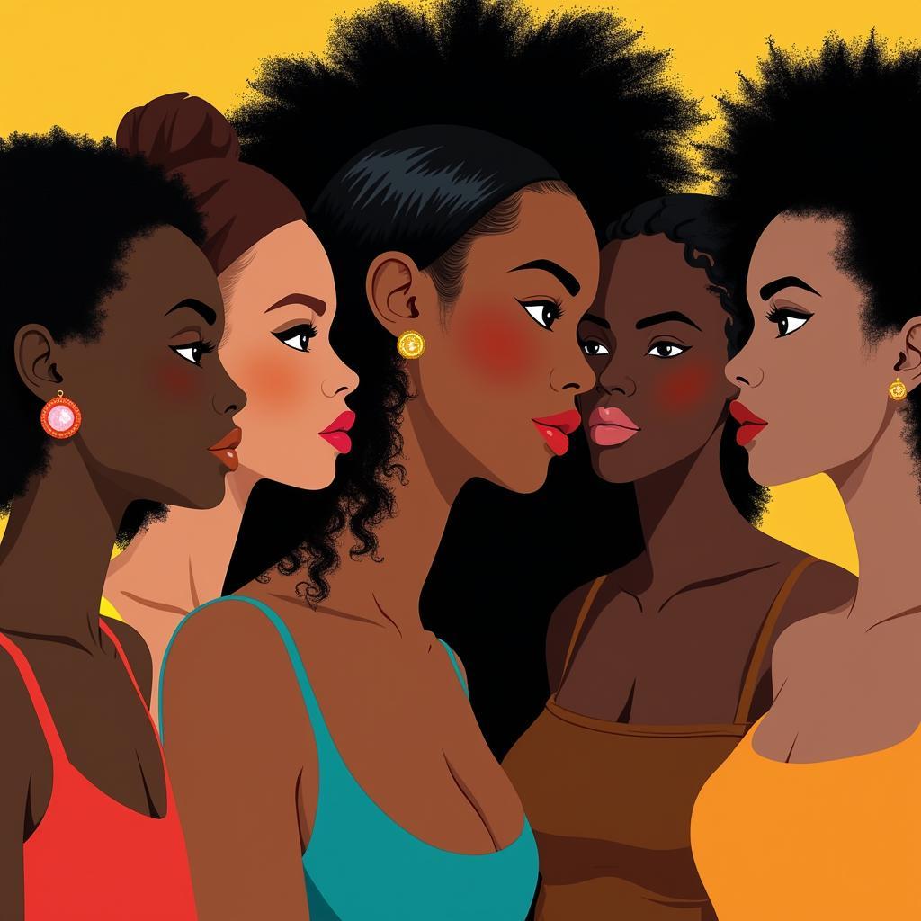 Diverse Beauty Standards in African Women