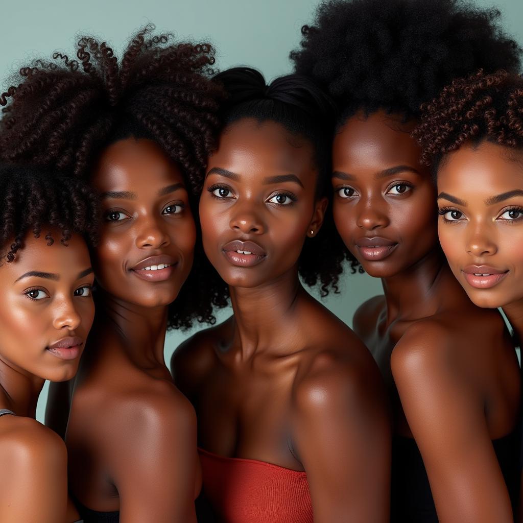 African Women Embracing Natural Hair