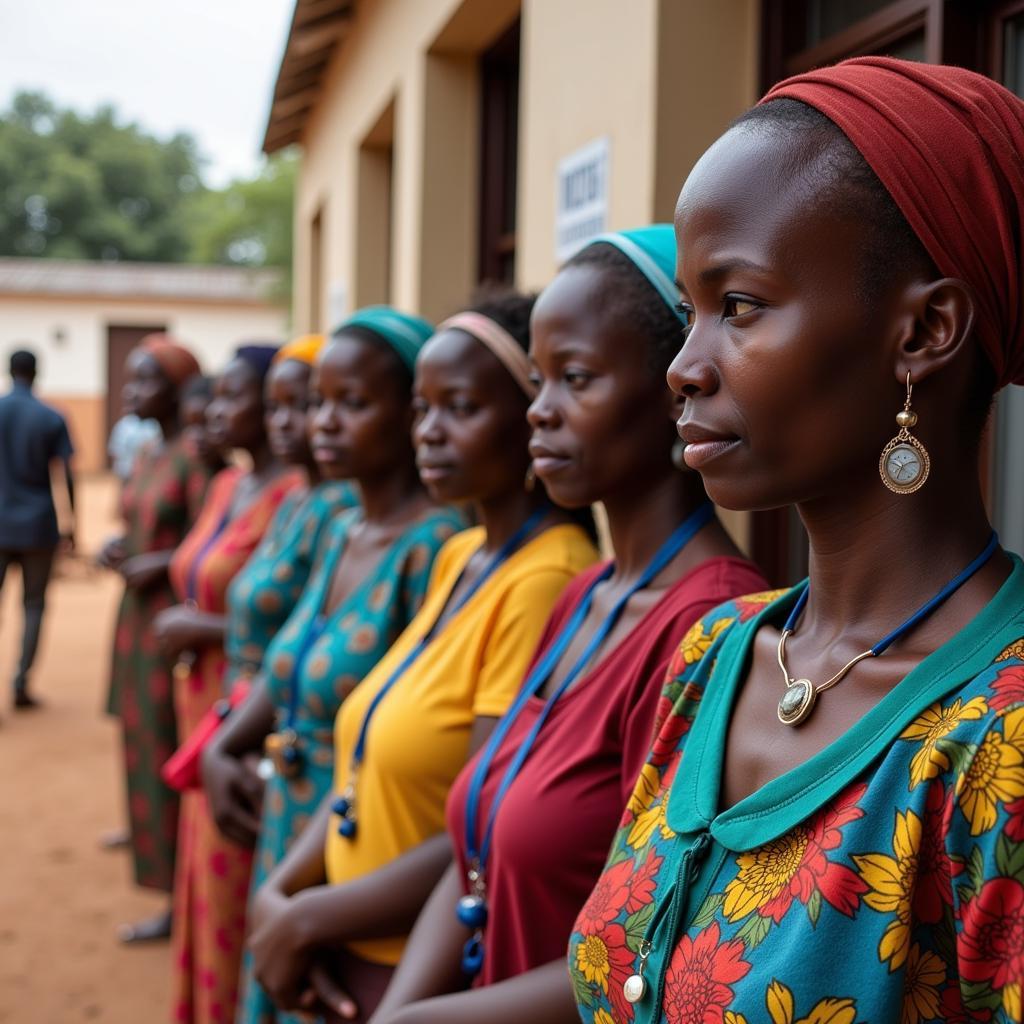 African Women Accessing Healthcare Services