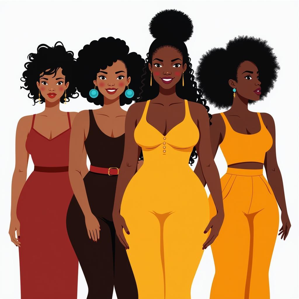 Embracing Natural Beauty: African Women