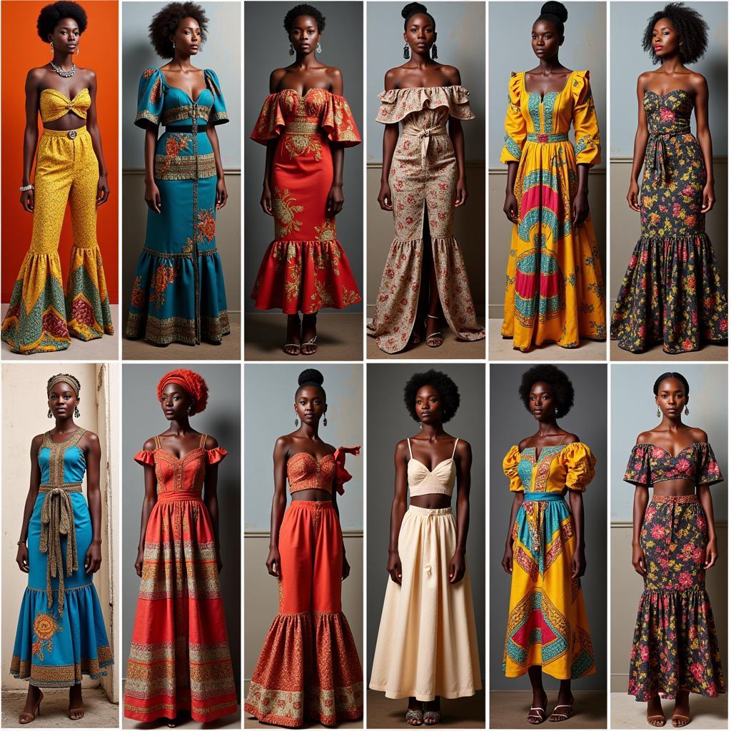 African women in traditional attire