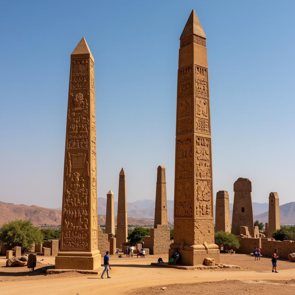 Aksum Obelisks Ethiopia UNESCO World Heritage Site