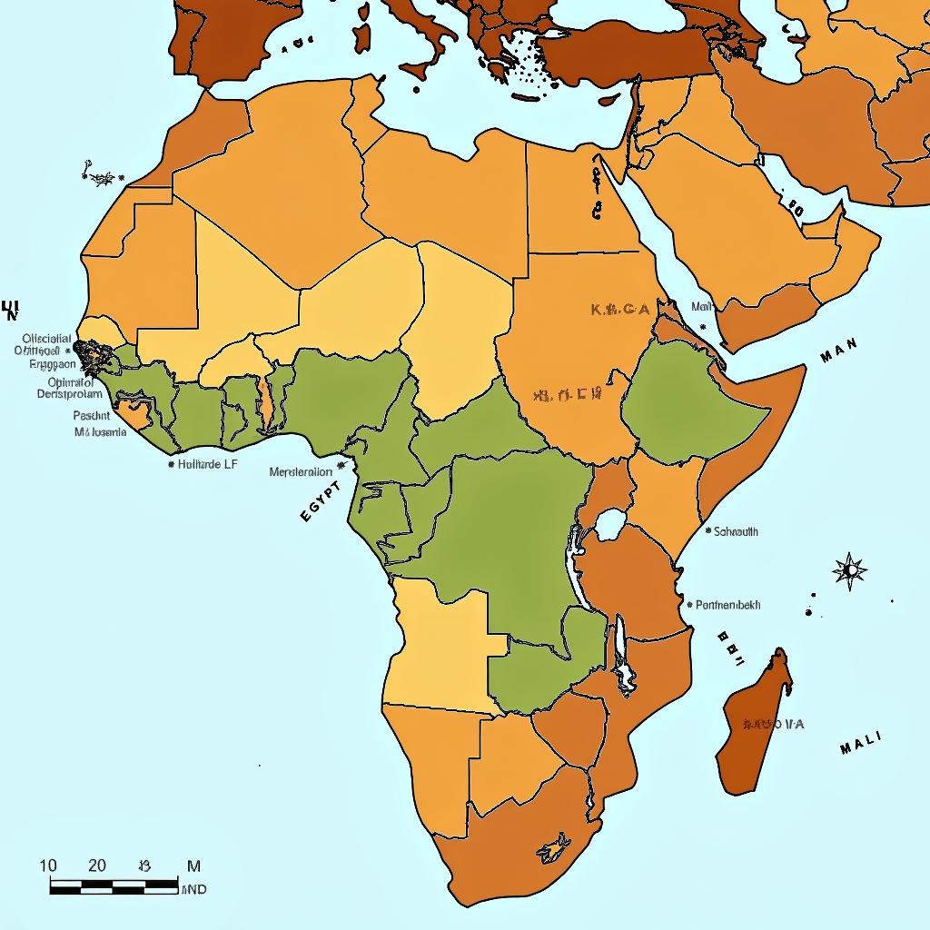 Map of Ancient African Kingdoms