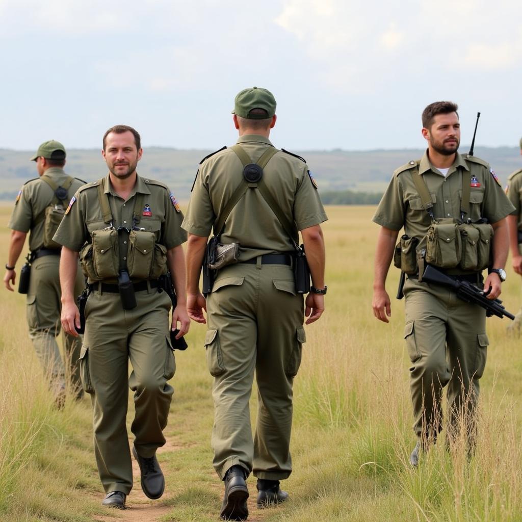 Anti-Poaching Patrol in Africa