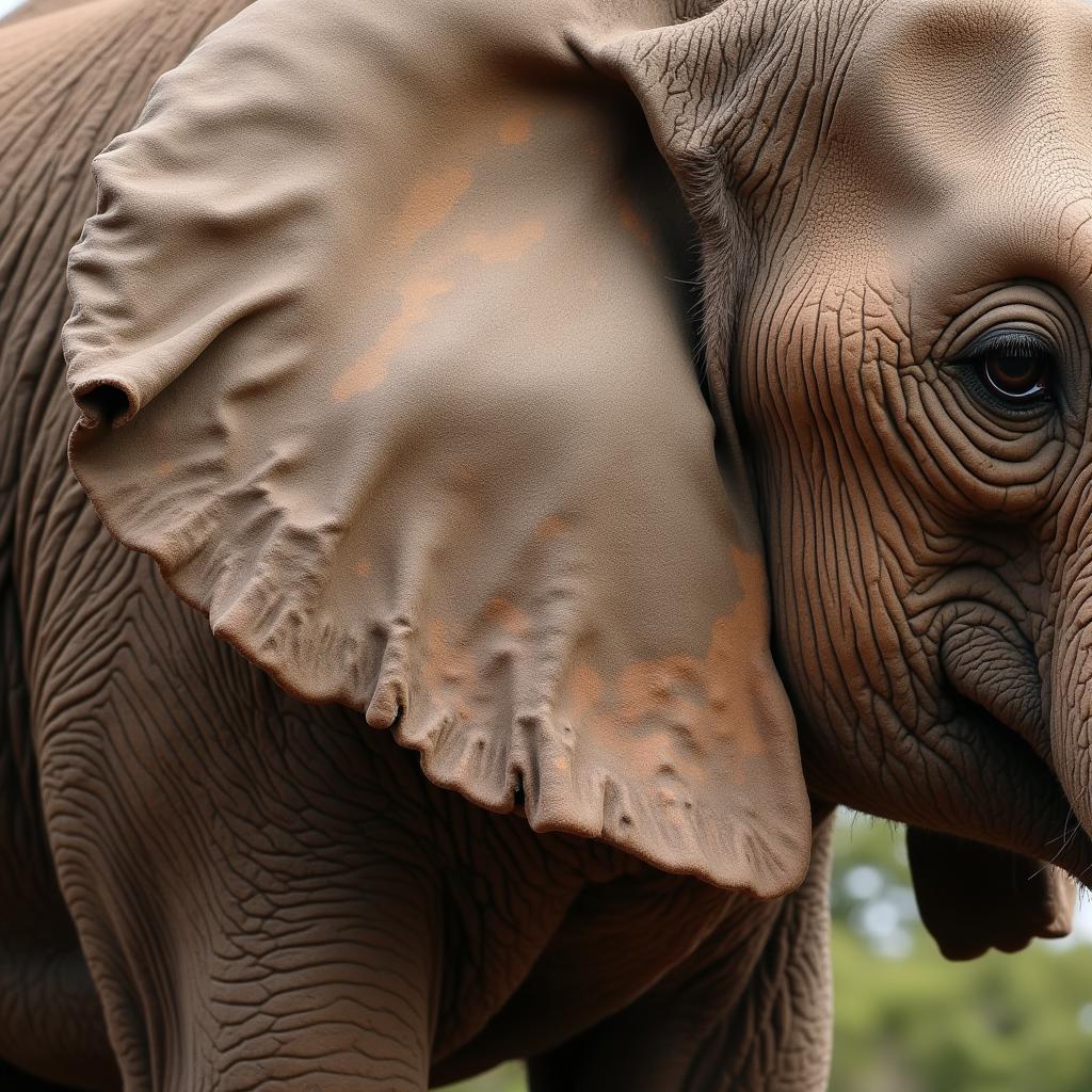 Asian Elephant Ear Shape