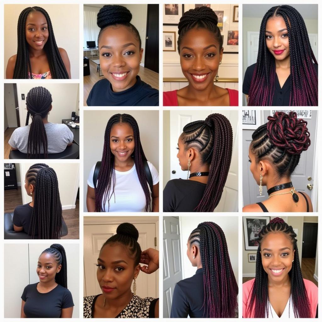 Box Braids and Cornrows Hairstyles in 2016