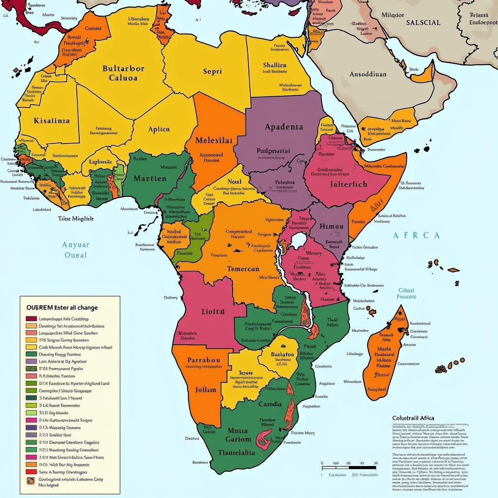 Brazil and Africa: A Map Highlighting Cultural Exchange