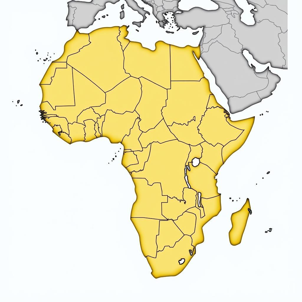 Map of CFA Franc Zone Countries