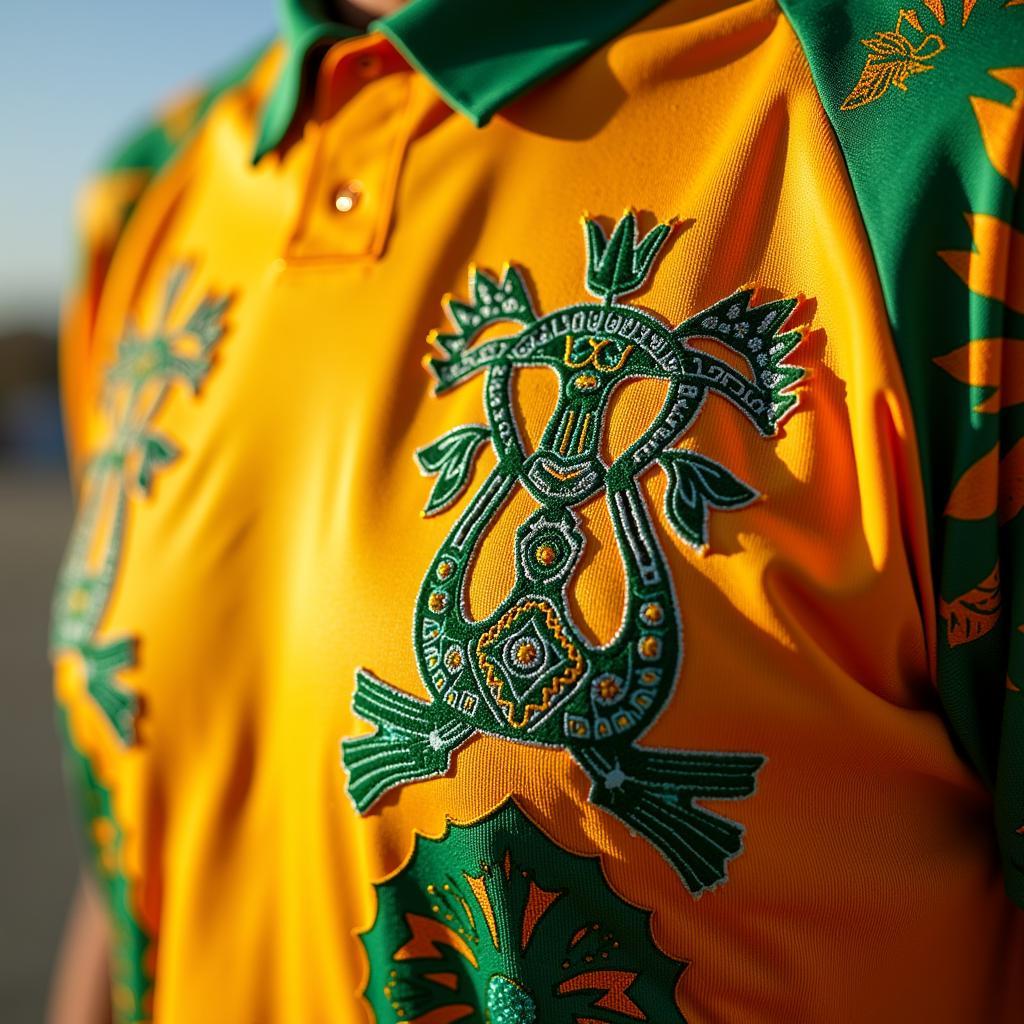 Details of African Cup of Nations Jersey Design