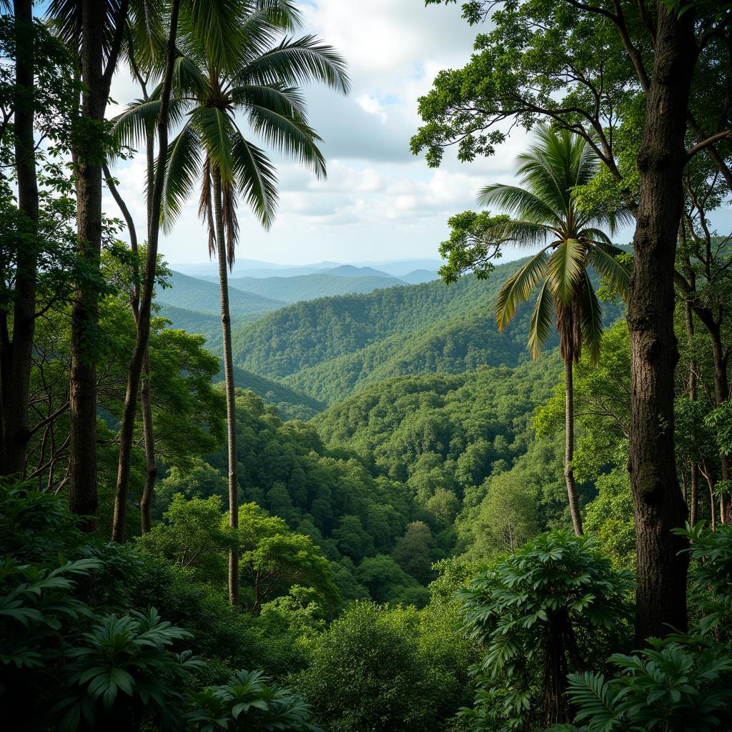 Congo Basin Rainforest Vegetation