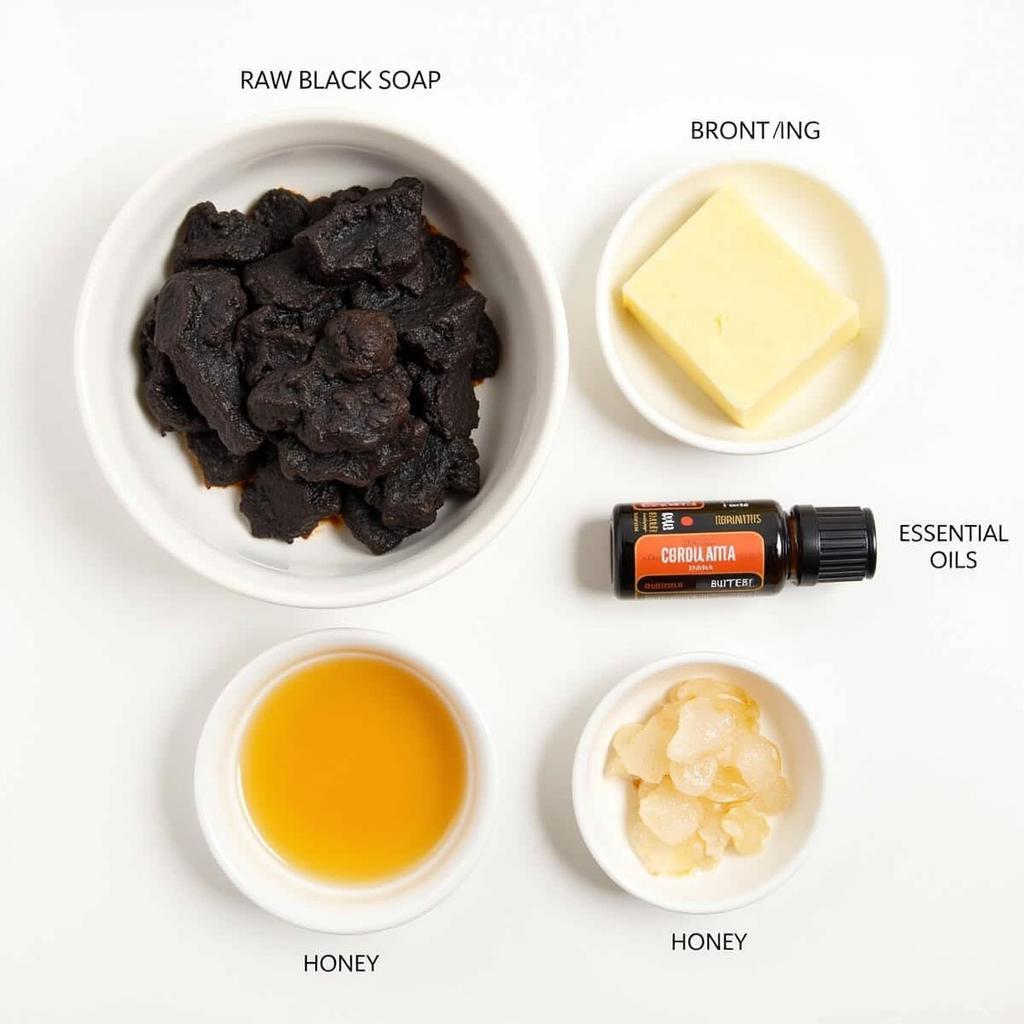 DIY African Black Soap Ingredients