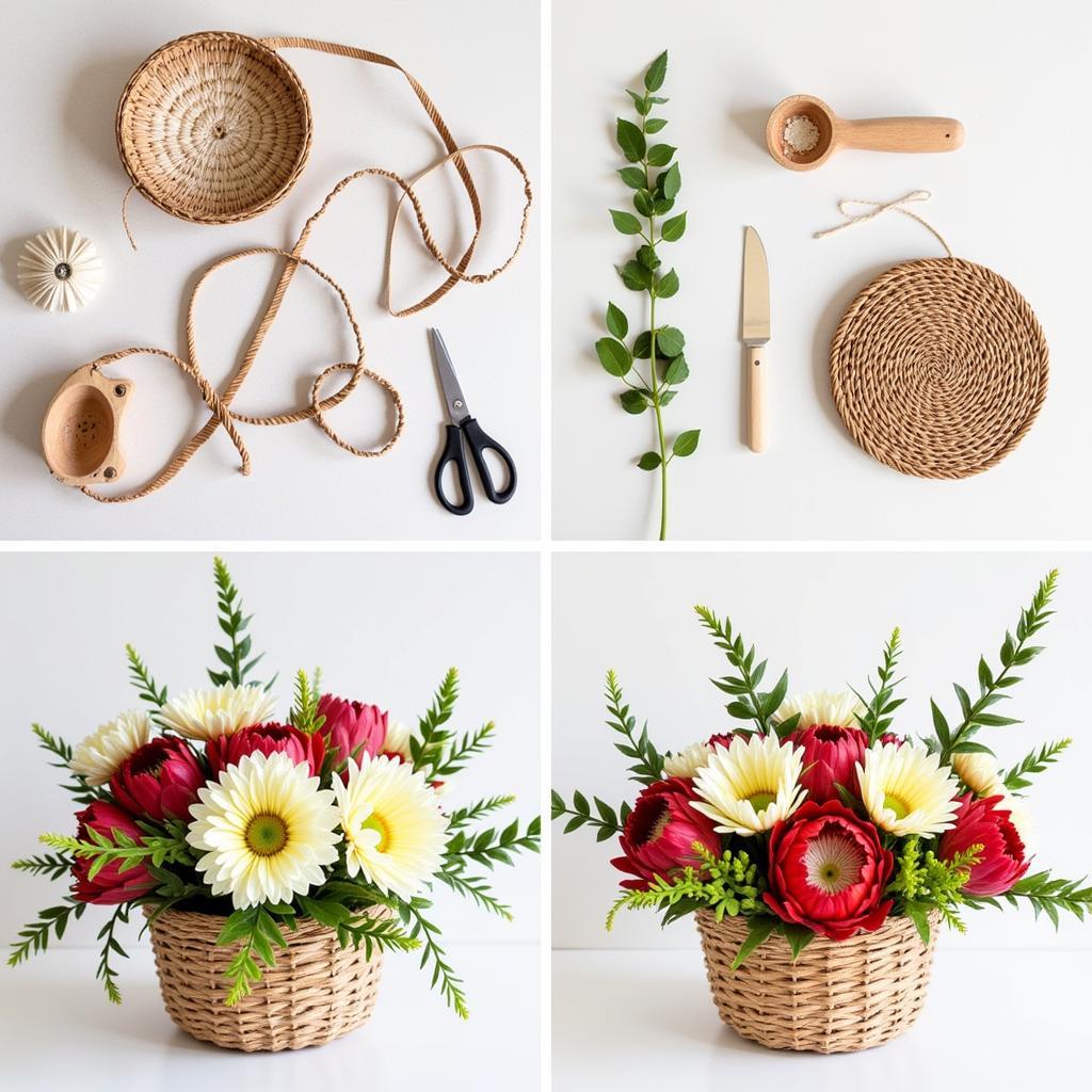 DIY African Flower Arrangement Tutorial with Step-by-Step Instructions