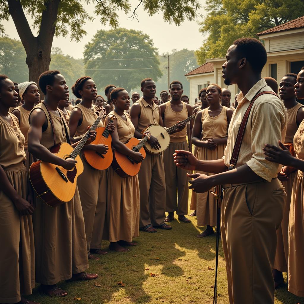 Early African American Spirituals Performance