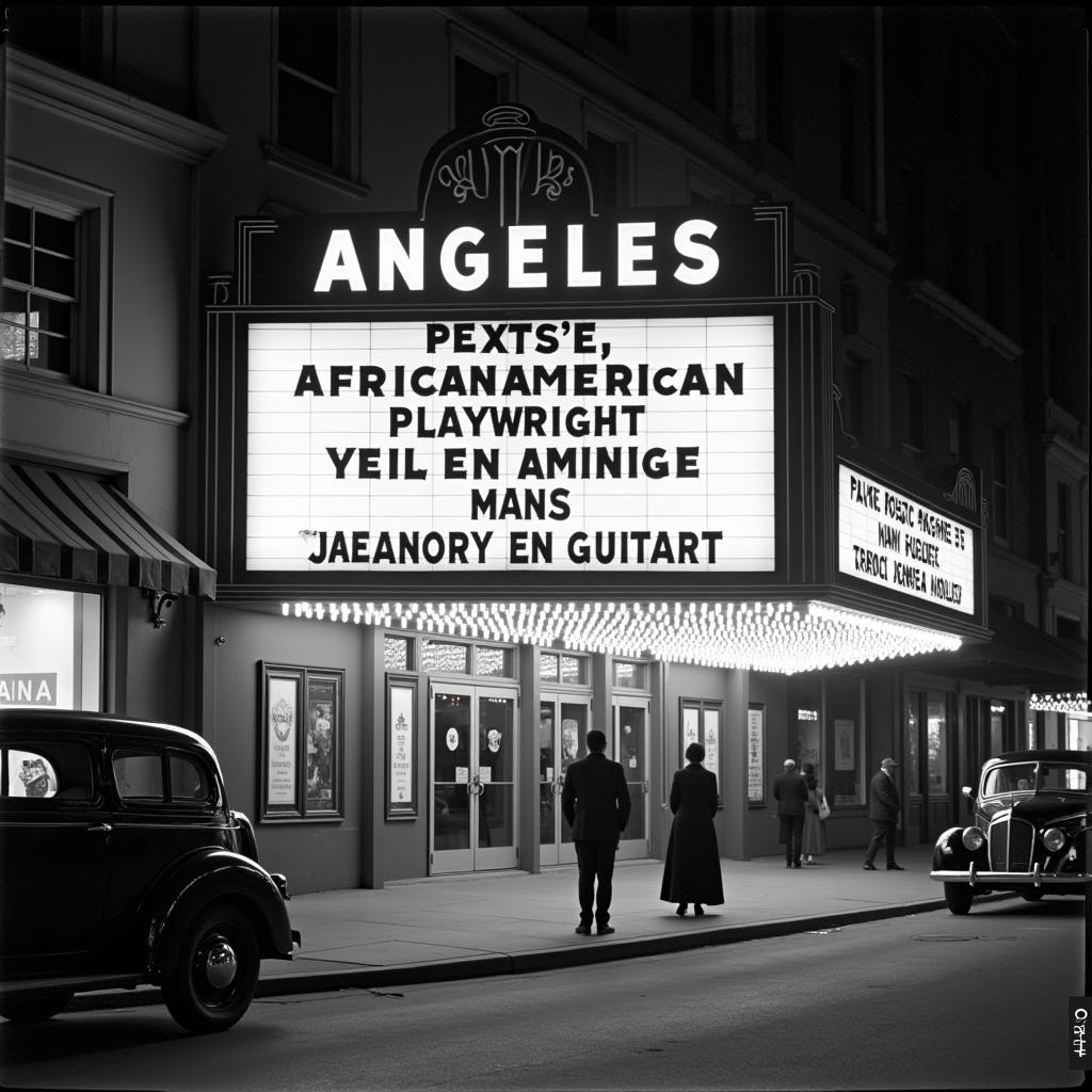 Early African American Theater in Los Angeles