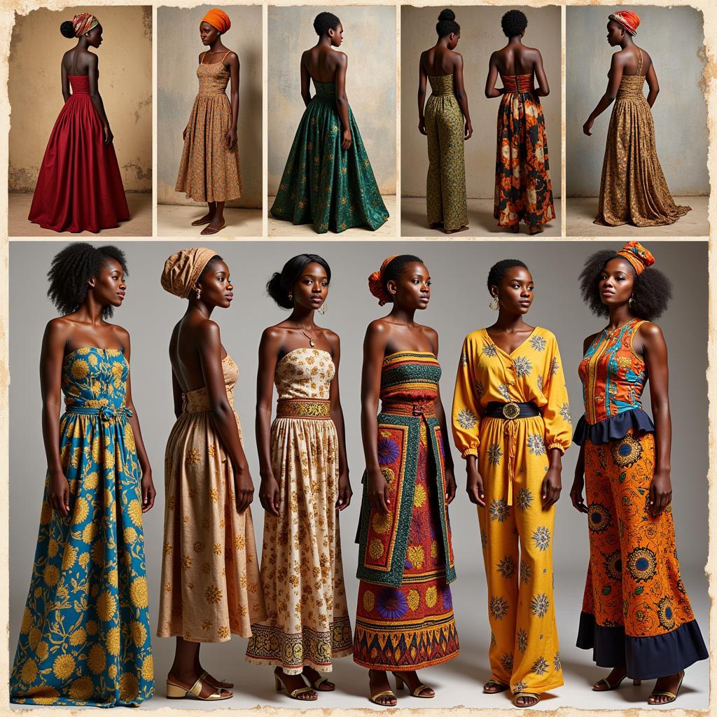 Evolution of African Female Costume