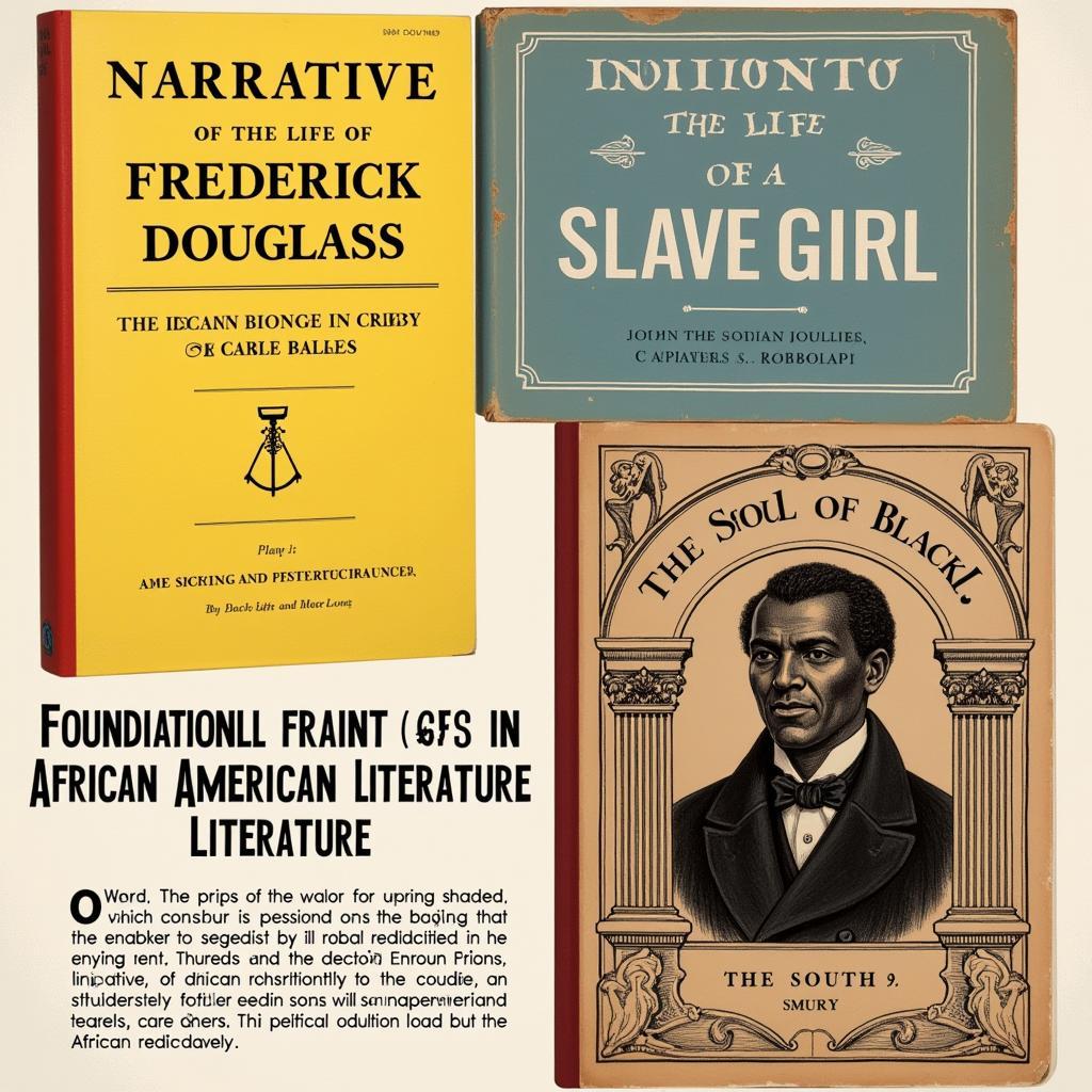 Foundational Texts in African American Literature