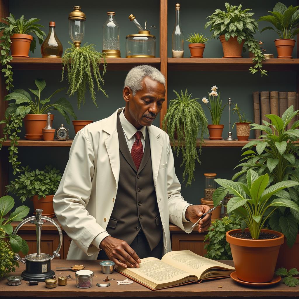 George Washington Carver's groundbreaking work in agricultural science