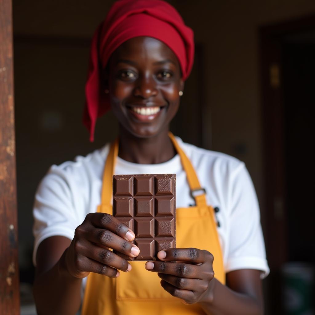 Ghanaian Chocolate Maker