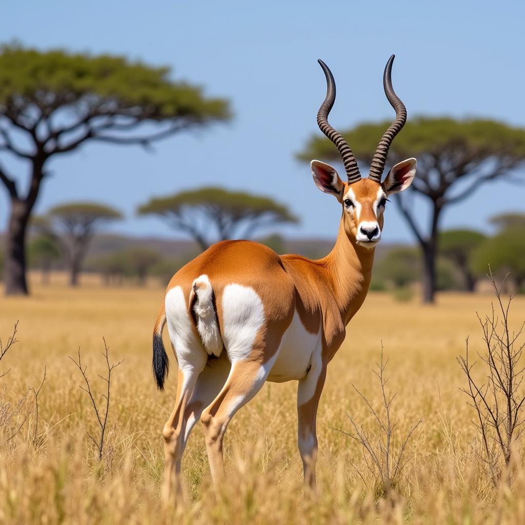 Grant's Gazelle in the African Savanna