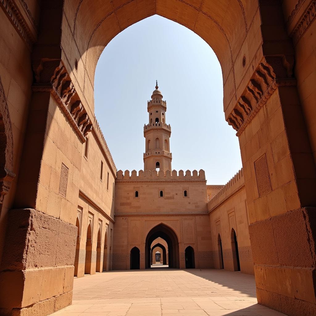 The Great Mosque of Djenné in Mali, a prime example of earthen architecture.