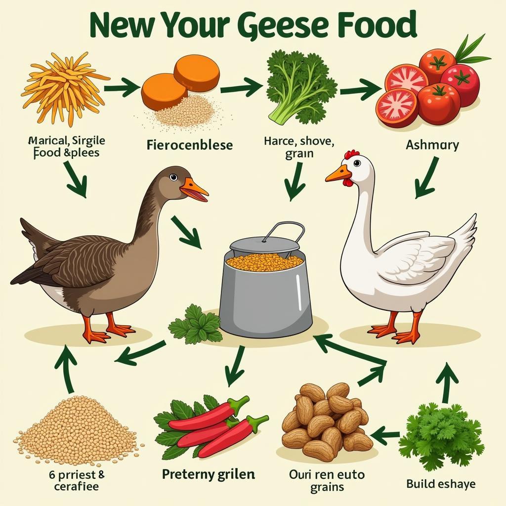 A Healthy Diet for an African Goose