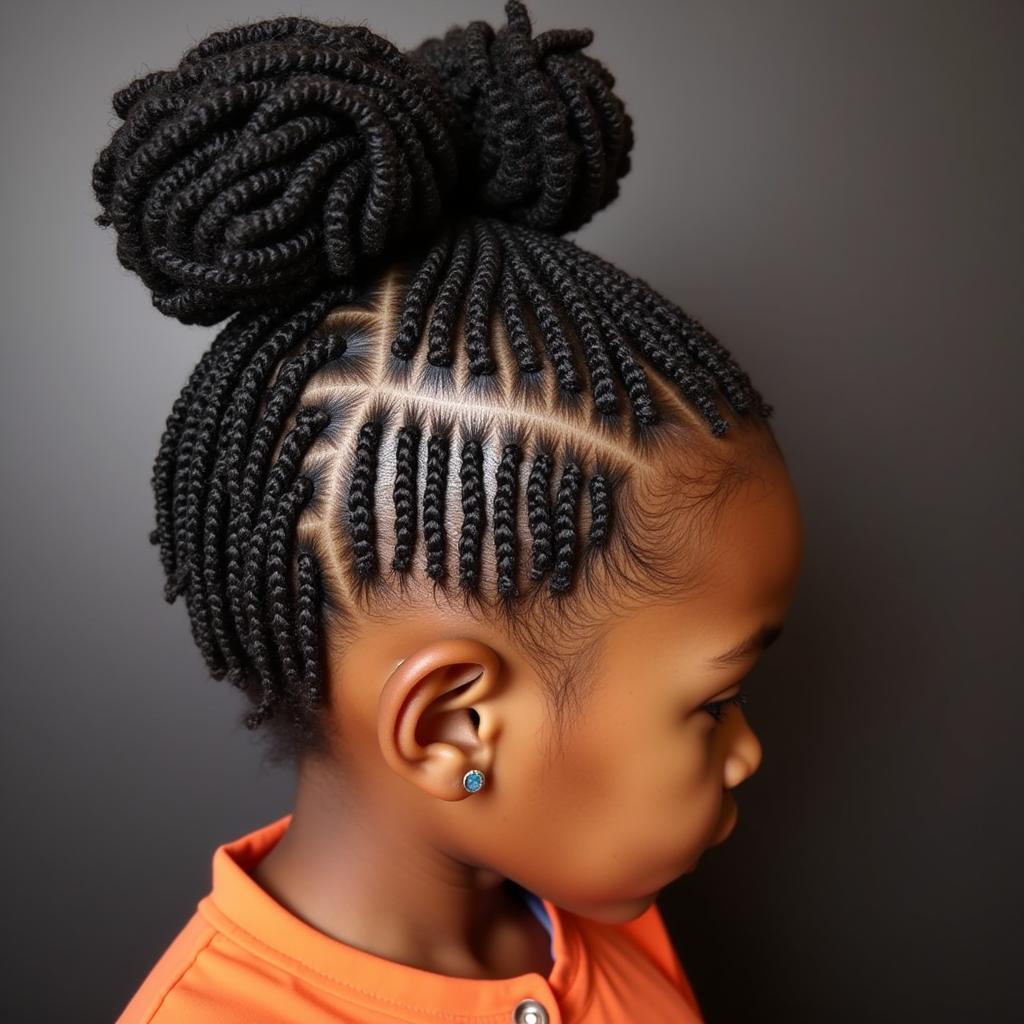 Intricate African Baby Hair Designs and Artistry