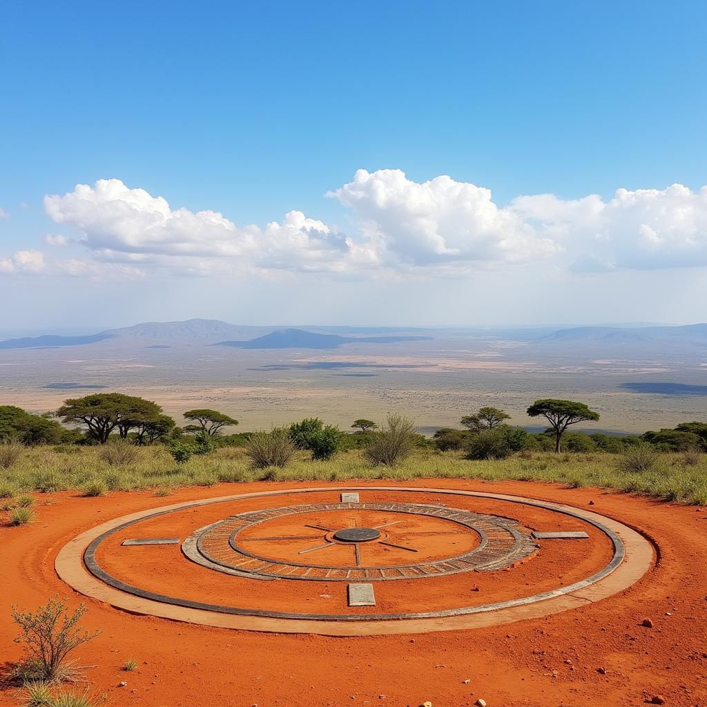 Kenya's Equator and Savannah Landscape