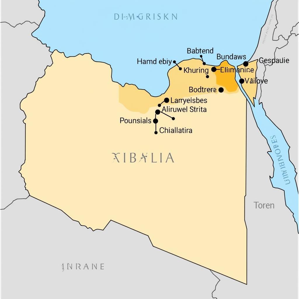 Libya's Oil Reserves Map: Visualizing the Distribution