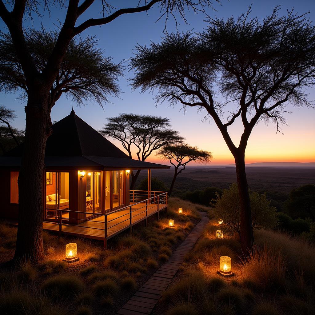 Luxury Safari Lodge in Serengeti National Park