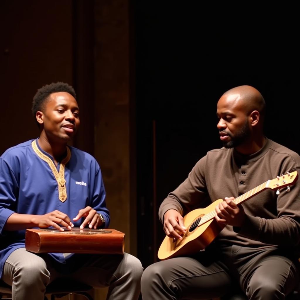 Mbira and Kora Players